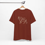 Here Kitty Kitty Unisex Tee, Bobcat T-Shirt, Funny Nature Tee, Gift for Wildlife Lovers, Cute Cat Apparel