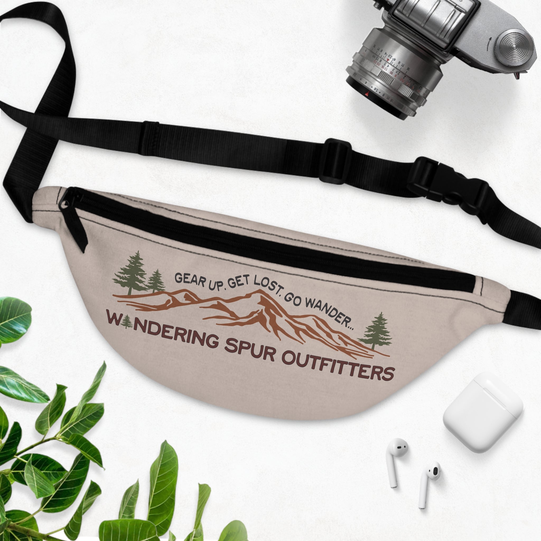 Outdoor Adventure Fanny Pack, Hiking Gear, Festival Accessory, Travel Companion, Gift for Nature Lovers