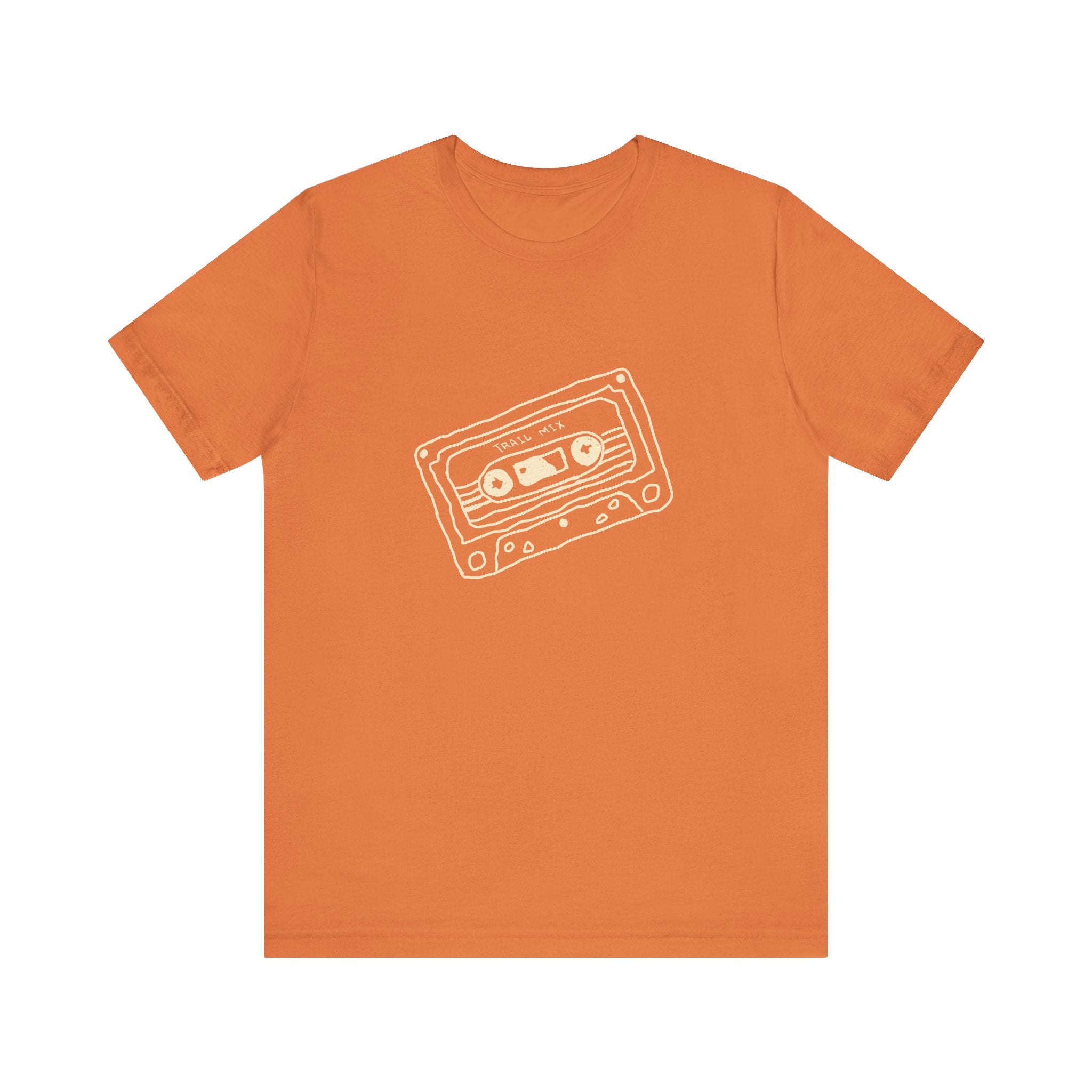 Trail Mix Retro Cassette Tee for Adventure Lovers, Vintage Music Shirt, Unisex Graphic Tee, Casual Wear T-Shirt, Nostalgic Apparel