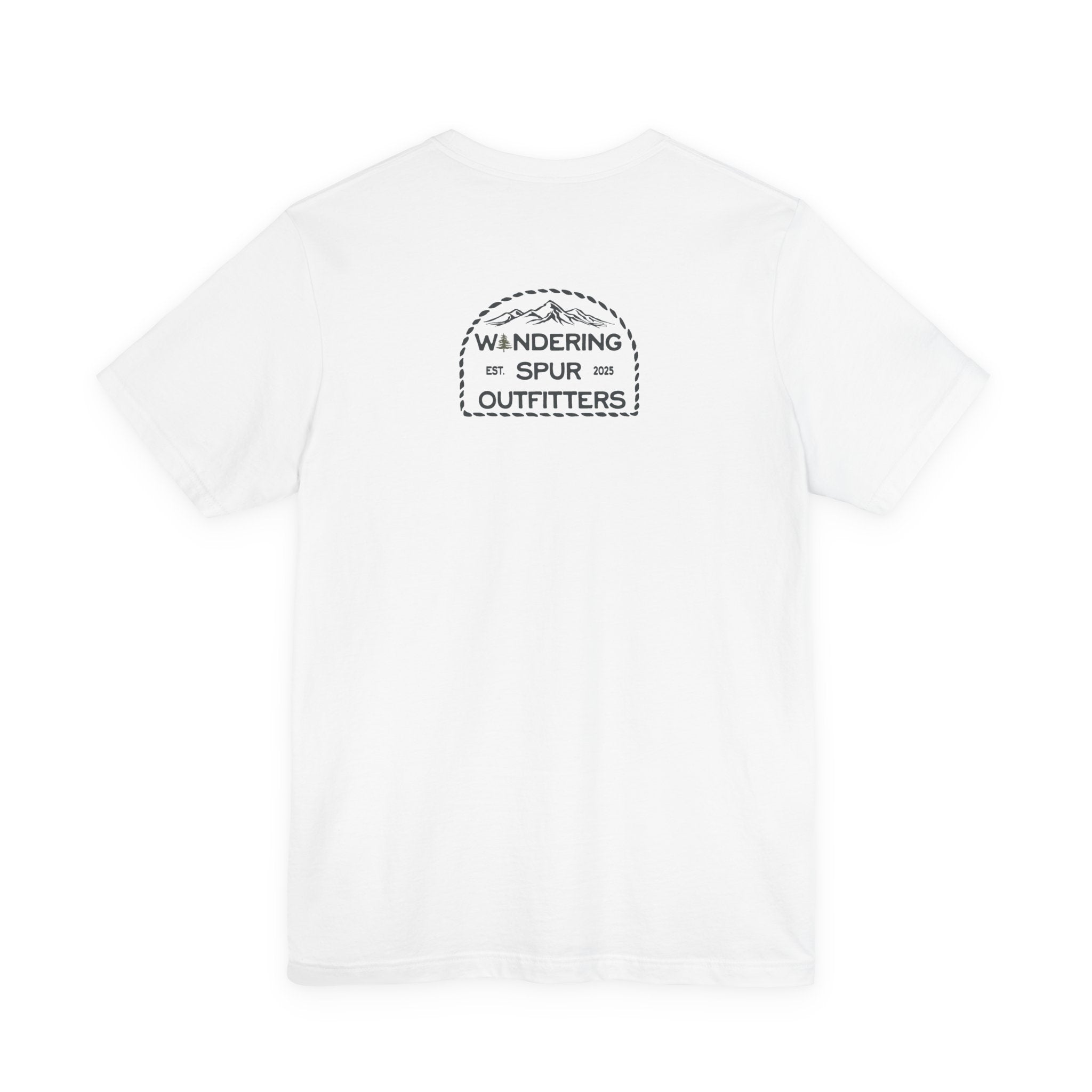 Wandering Spur Outfitters Tee, Adventure Shirt, Travel Apparel, Nature Lover T-Shirt, Gift for Outdoor Enthusiasts, Unique Graphic Tee