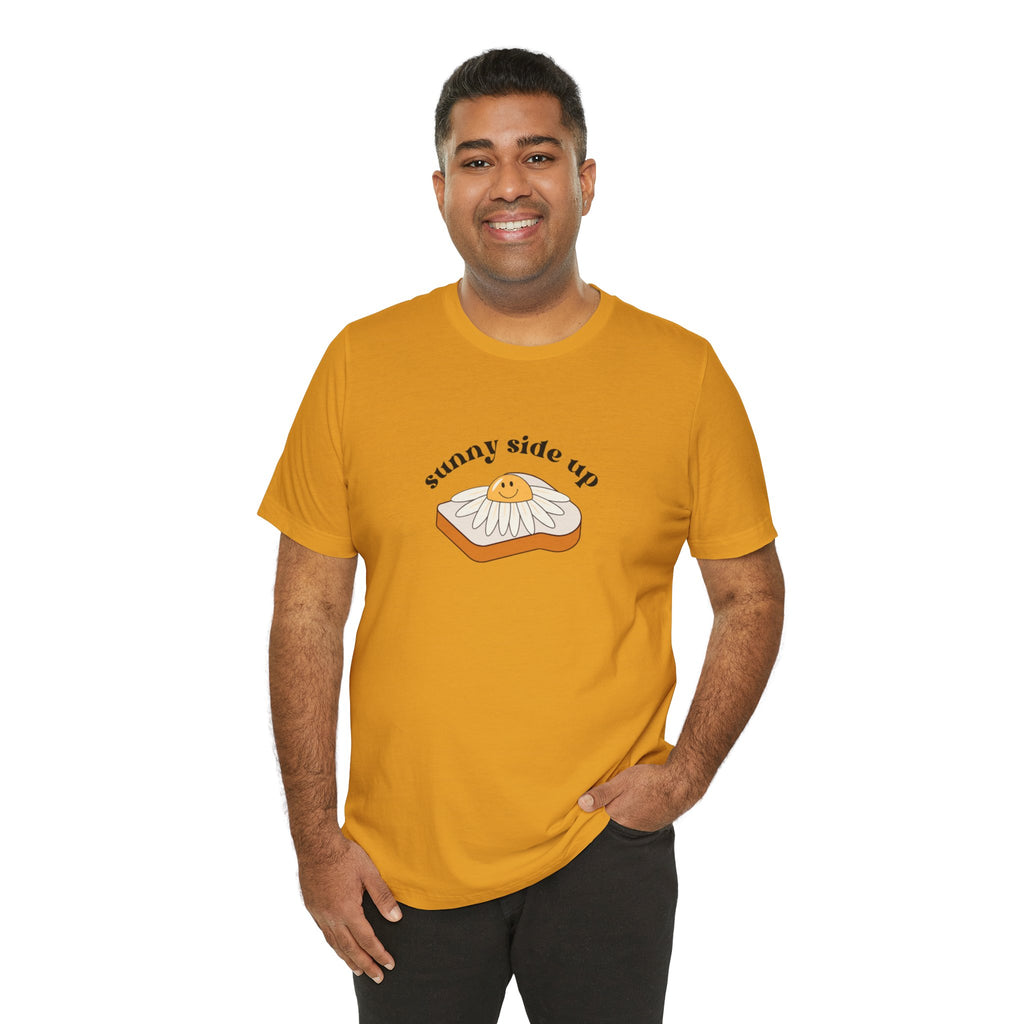Sunny Side Up Graphic Tee, Cute Egg T-Shirt, Unisex Fun Fashion, Gift for Food Lovers, Breakfast Lover's Apparel