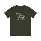 Here Kitty Kitty Unisex Tee, Bobcat T-Shirt, Funny Nature Tee, Gift for Wildlife Lovers, Cute Cat Apparel