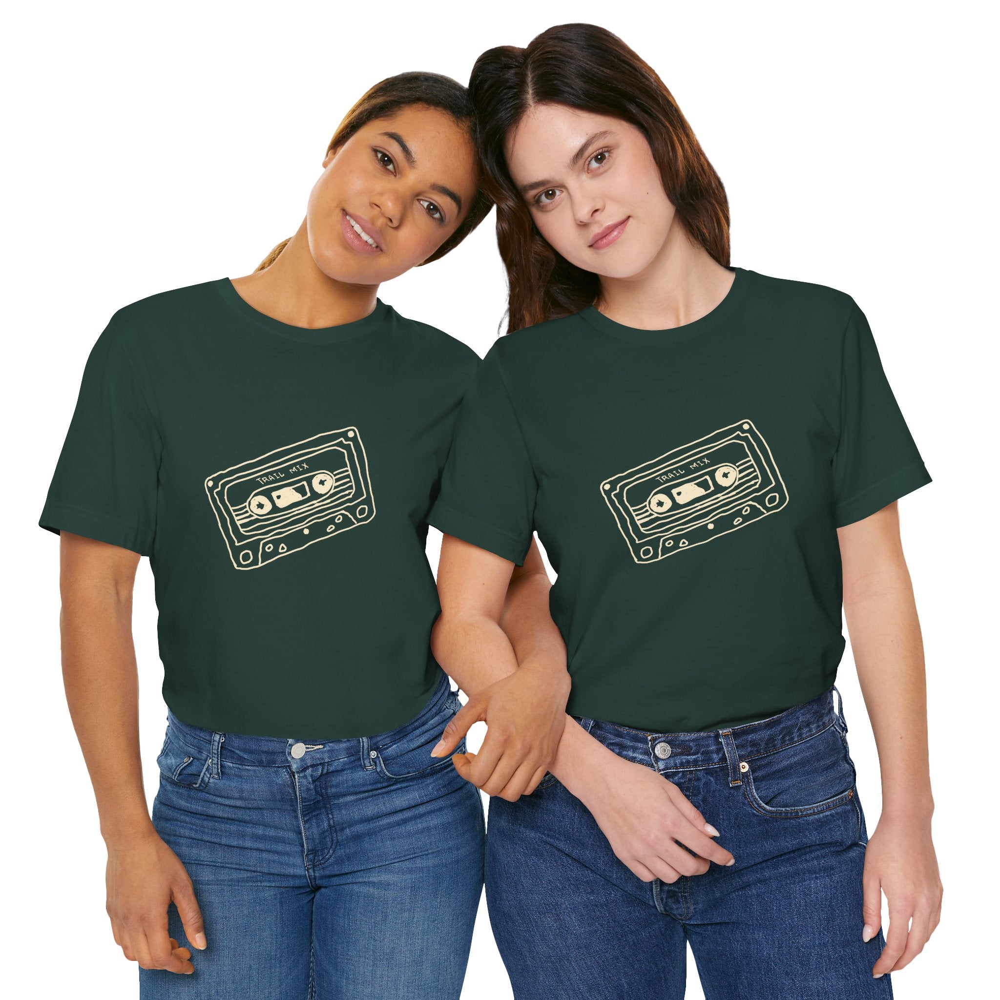 Trail Mix Retro Cassette Tee for Adventure Lovers, Vintage Music Shirt, Unisex Graphic Tee, Casual Wear T-Shirt, Nostalgic Apparel