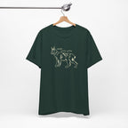 Here Kitty Kitty Unisex Tee, Bobcat T-Shirt, Funny Nature Tee, Gift for Wildlife Lovers, Cute Cat Apparel