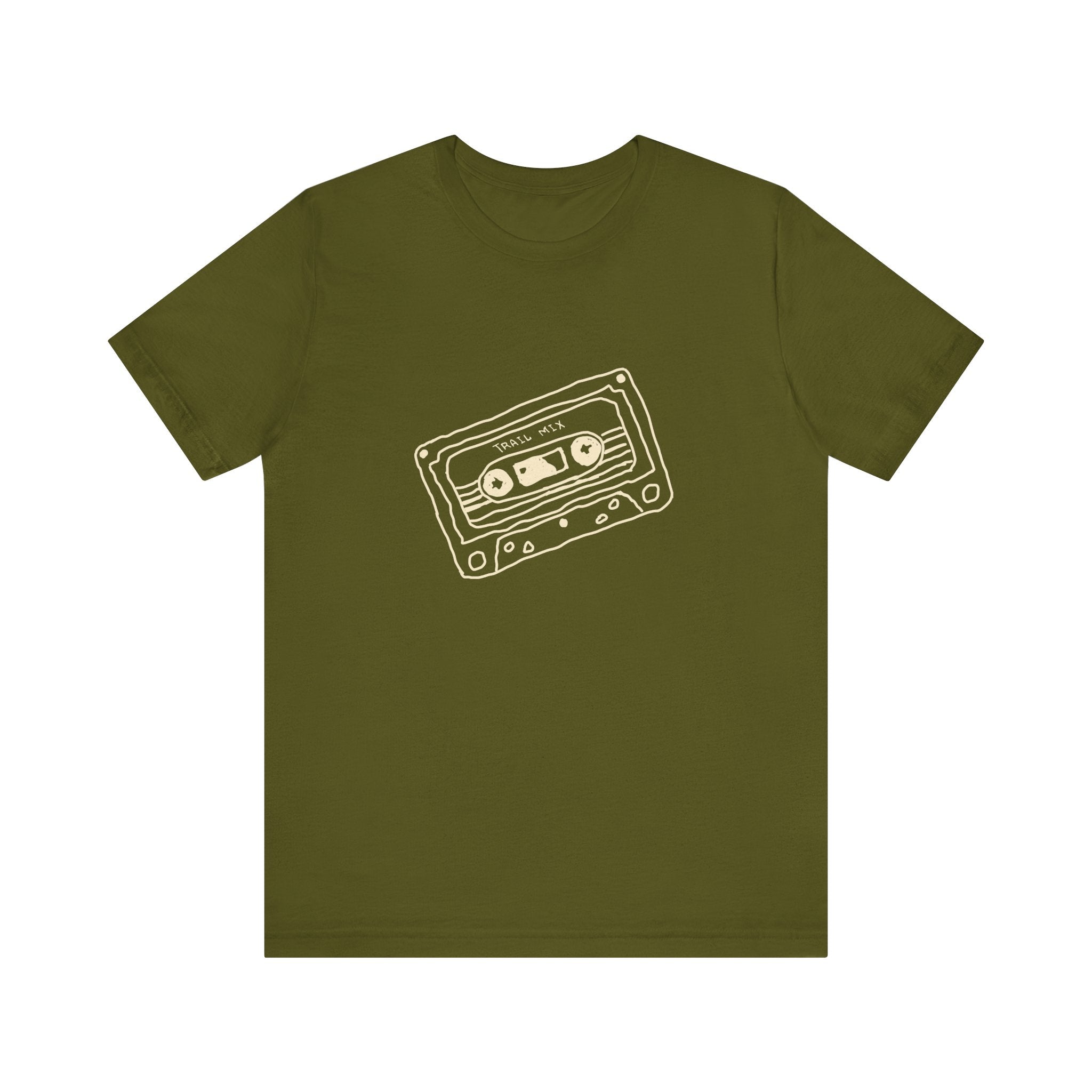 Trail Mix Retro Cassette Tee for Adventure Lovers, Vintage Music Shirt, Unisex Graphic Tee, Casual Wear T-Shirt, Nostalgic Apparel