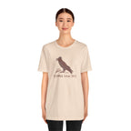 Western Yippee Caw Yay Bird Tee - Unisex Jersey Shirt, Nature Lover Gift, Casual Outfit, Birdwatching Apparel