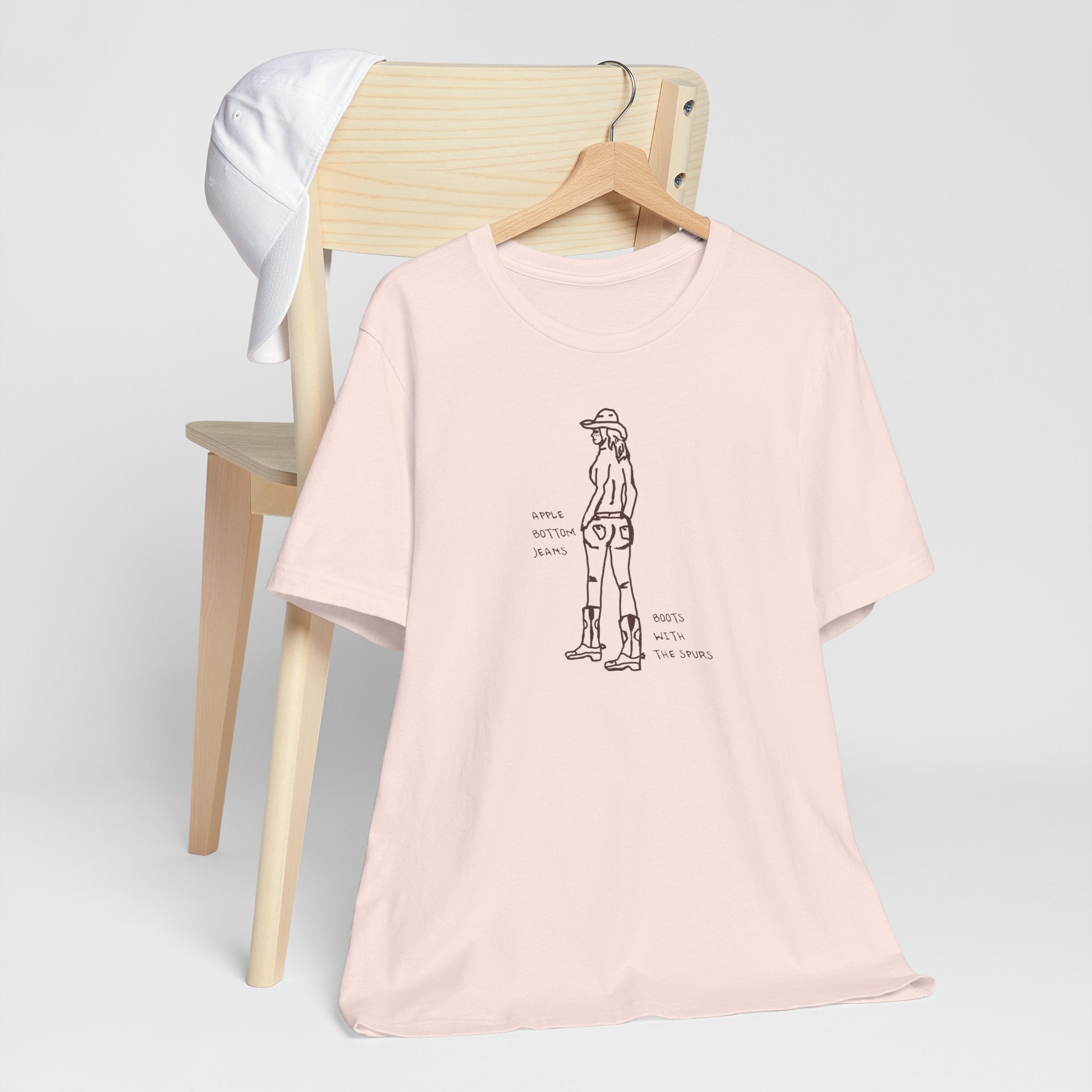 Cowgirl Western Tee - Graphic Unisex Jersey Shirt - Adventure Vibes - Perfect for Outdoor Lovers, Gifts, Casual Wear, Eco-friendly Fashion