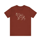 Here Kitty Kitty Unisex Tee, Bobcat T-Shirt, Funny Nature Tee, Gift for Wildlife Lovers, Cute Cat Apparel