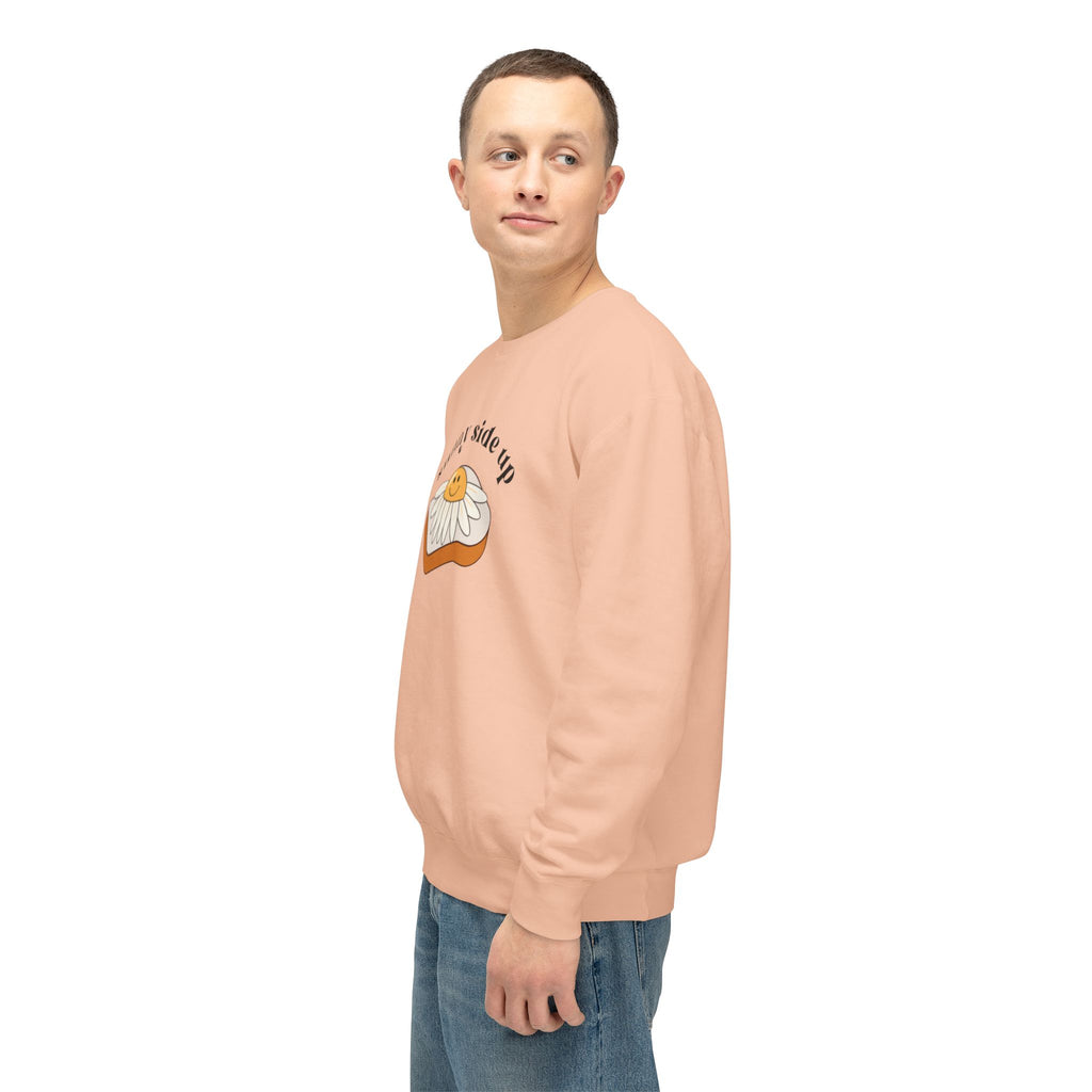 Sunny Side Up Crewneck Sweatshirt - Breakfast Lover Gift, Cozy Sweatshirt, Casual Outfit, Foodie Apparel, Spring Essentials