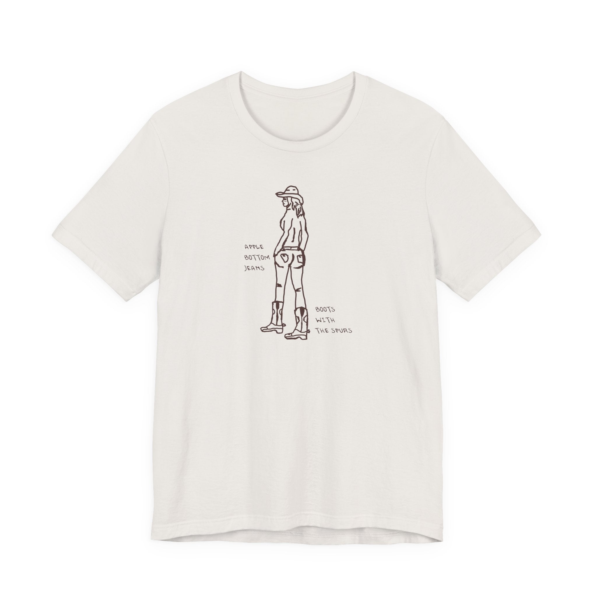 Cowgirl Western Tee - Graphic Unisex Jersey Shirt - Adventure Vibes - Perfect for Outdoor Lovers, Gifts, Casual Wear, Eco-friendly Fashion