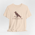 Western Yippee Caw Yay Bird Tee - Unisex Jersey Shirt, Nature Lover Gift, Casual Outfit, Birdwatching Apparel