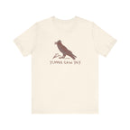 Western Yippee Caw Yay Bird Tee - Unisex Jersey Shirt, Nature Lover Gift, Casual Outfit, Birdwatching Apparel