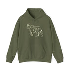 Cozy Wildlife Hoodie, Animal Lover Gift, Fun Sweatshirt, Funny Illustration, Perfect for Cold Days, Present for Friends