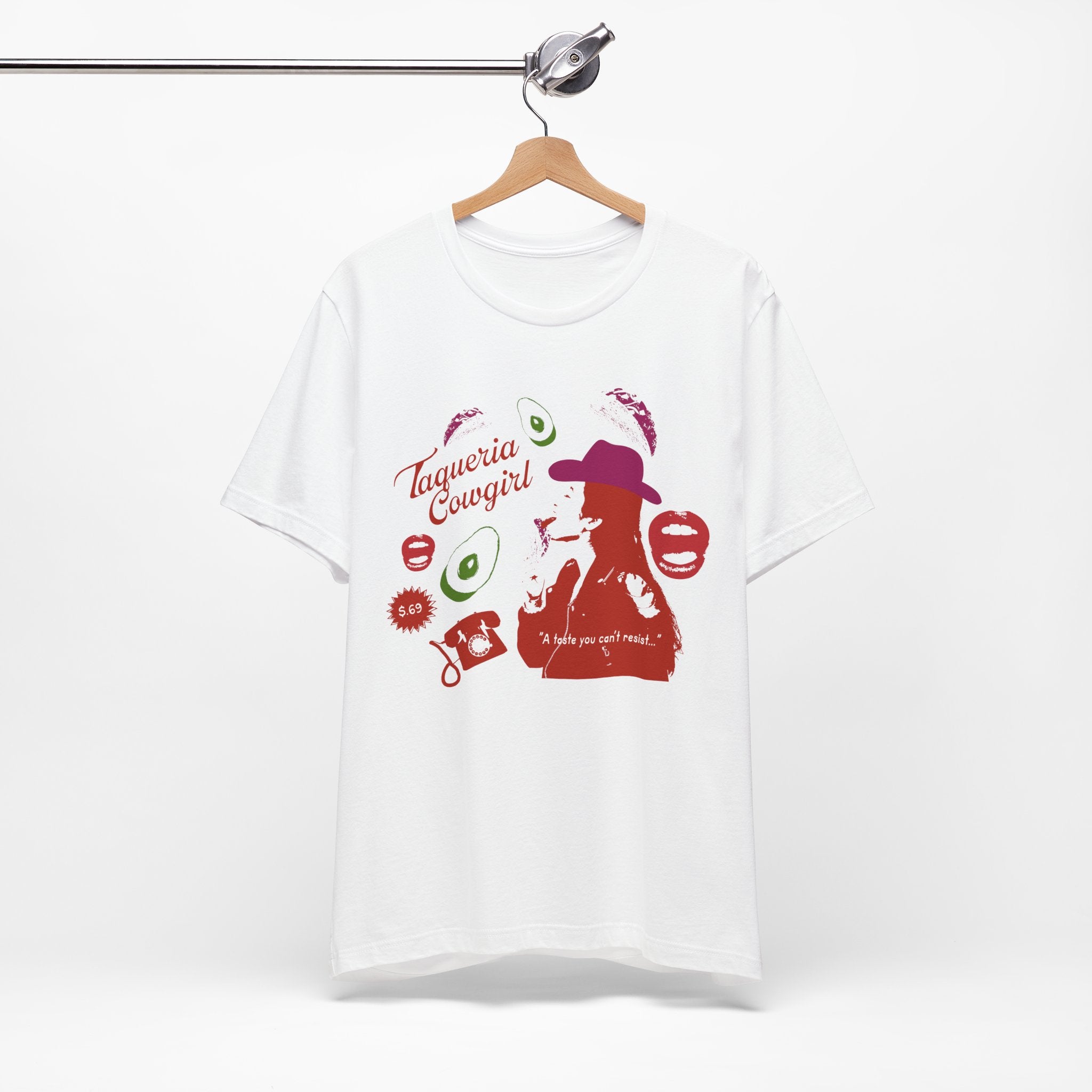 Taqueria Cowgirl Unisex Tee | Fun Foodie Shirt, Casual Wear, Gift for Food Lovers, Western Style T-Shirt, Unique Taco Tee