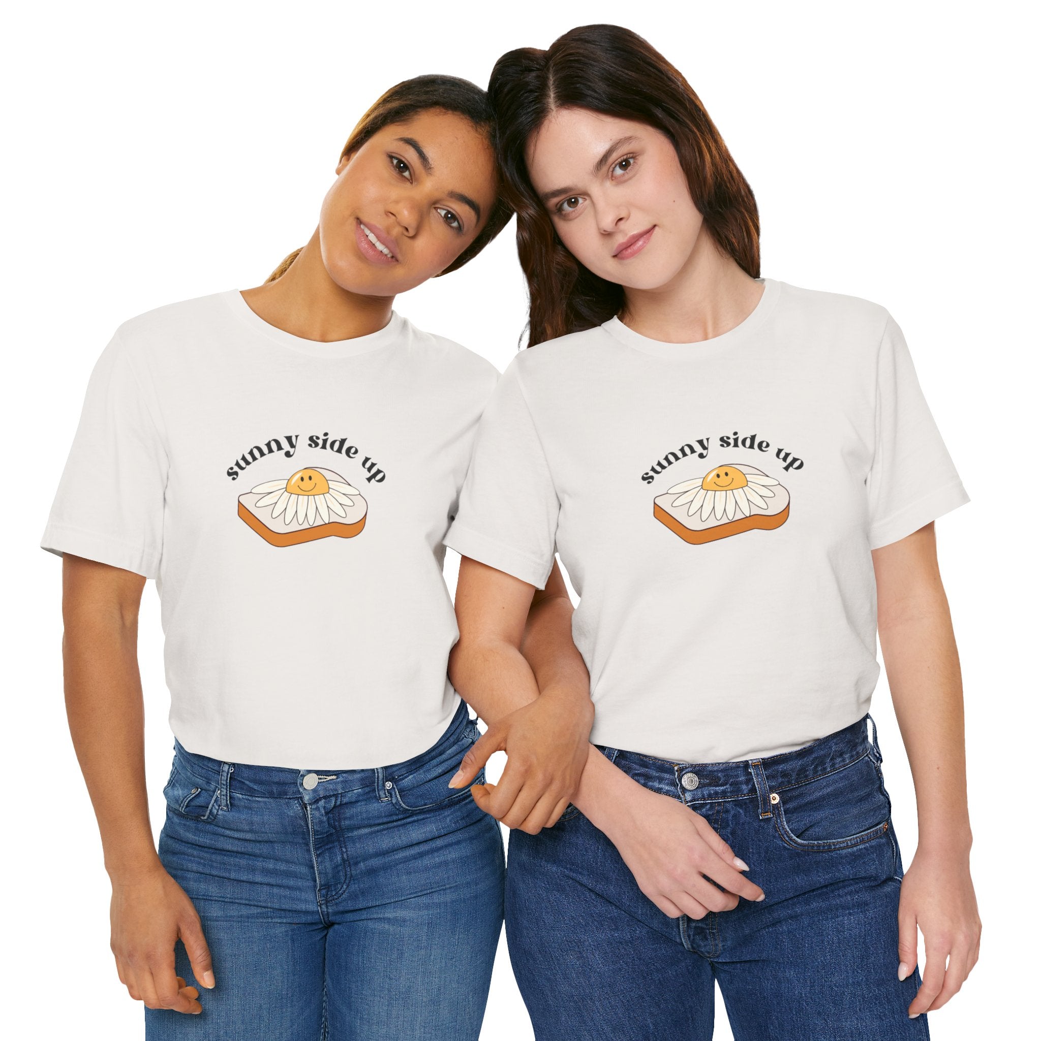 Sunny Side Up Graphic Tee, Cute Egg T-Shirt, Unisex Fun Fashion, Gift for Food Lovers, Breakfast Lover's Apparel