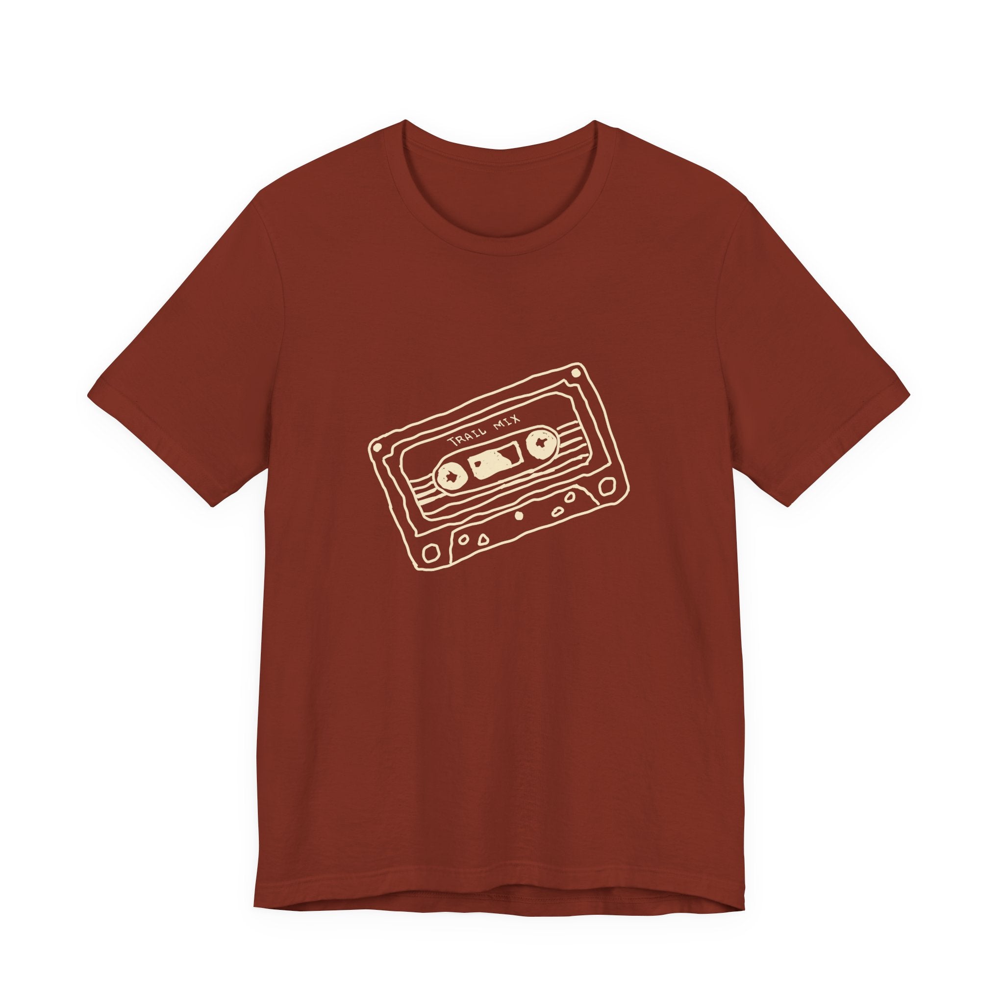 Trail Mix Retro Cassette Tee for Adventure Lovers, Vintage Music Shirt, Unisex Graphic Tee, Casual Wear T-Shirt, Nostalgic Apparel