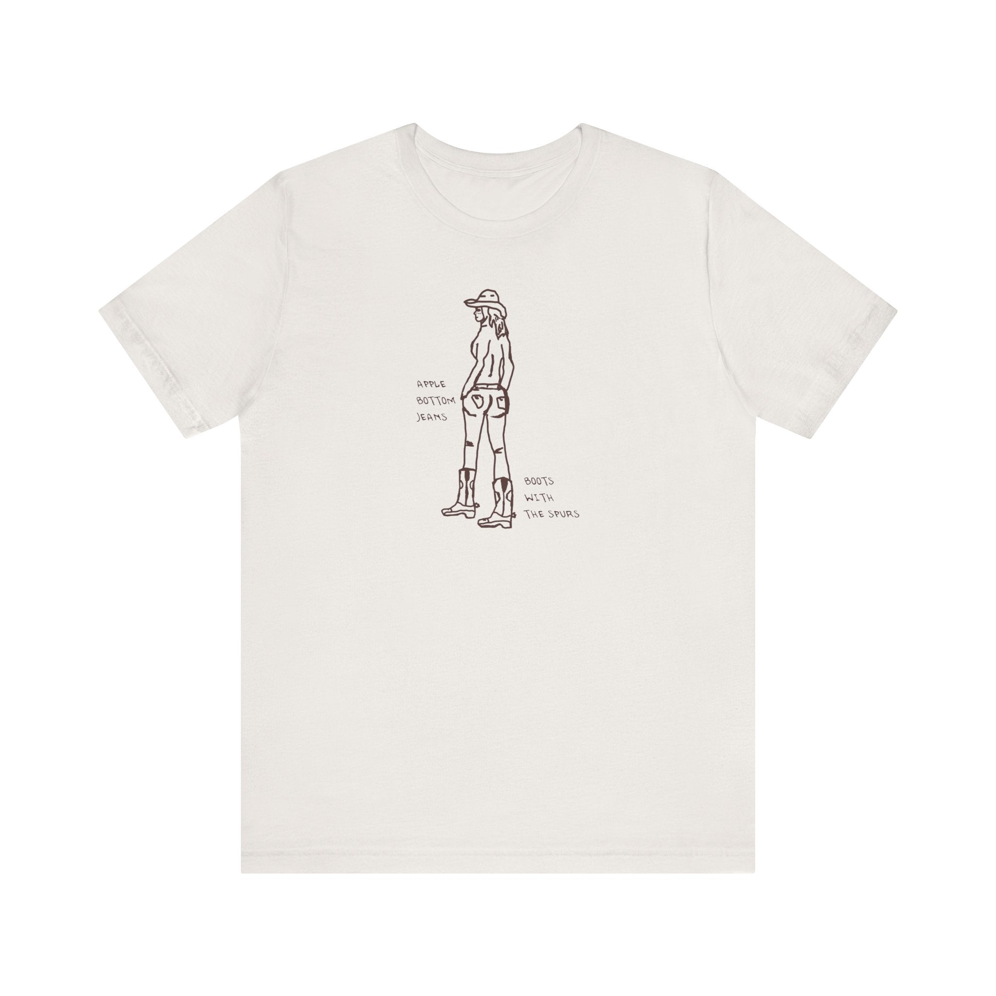 Cowgirl Western Tee - Graphic Unisex Jersey Shirt - Adventure Vibes - Perfect for Outdoor Lovers, Gifts, Casual Wear, Eco-friendly Fashion