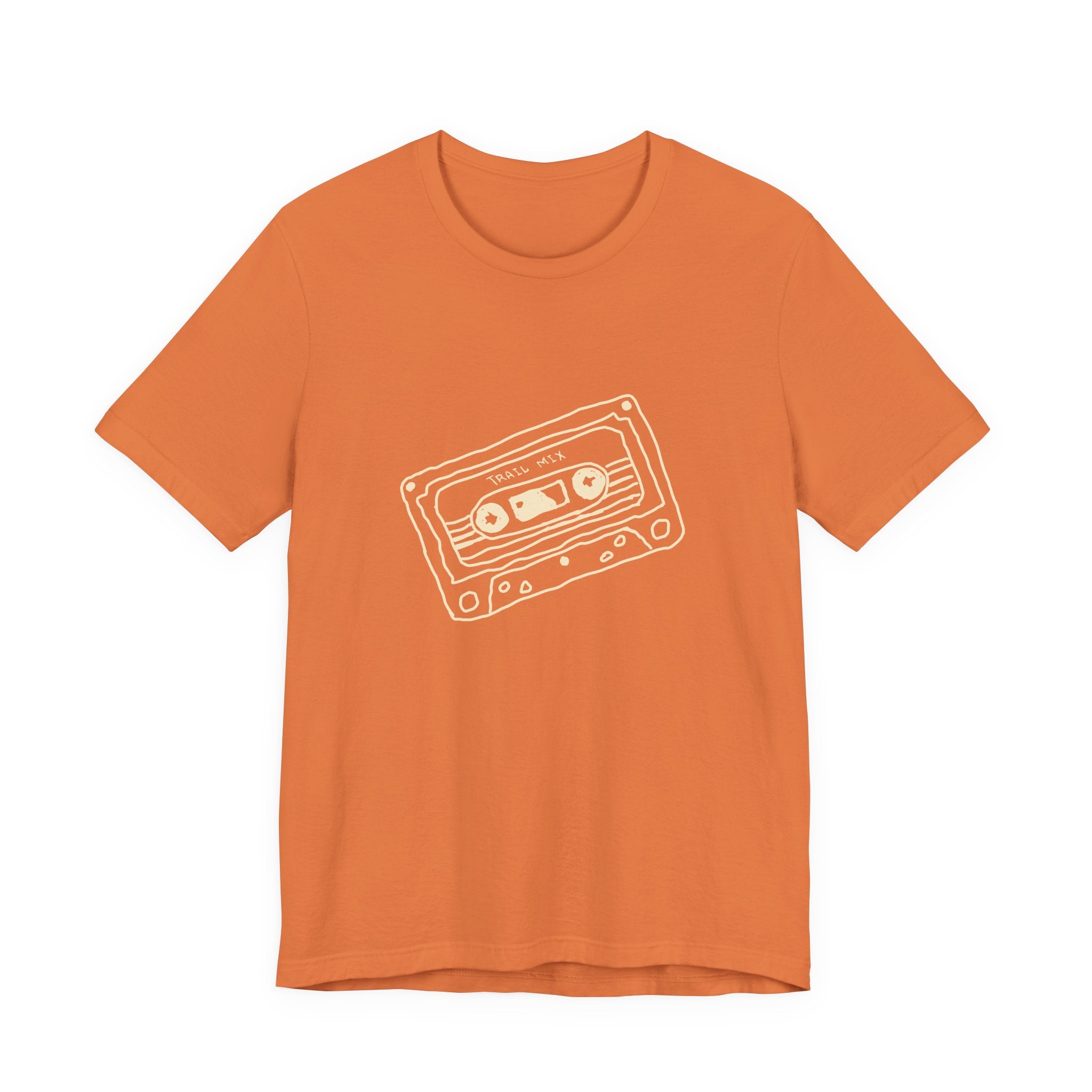 Trail Mix Retro Cassette Tee for Adventure Lovers, Vintage Music Shirt, Unisex Graphic Tee, Casual Wear T-Shirt, Nostalgic Apparel