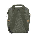 Topographic Lines Multifunctional Backpack, Gift for Adventure Lovers, Eco-Friendly
