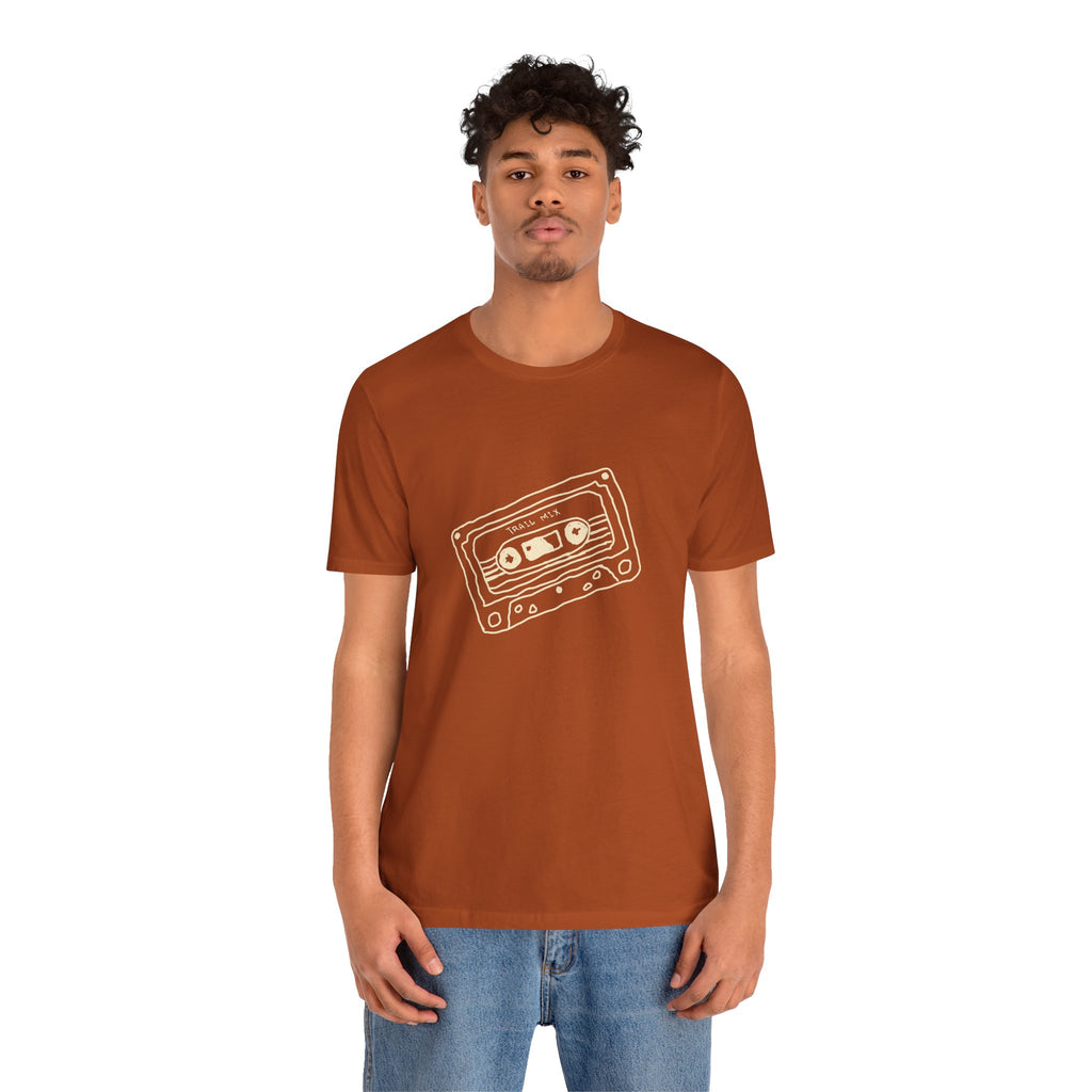 Trail Mix Retro Cassette Tee for Adventure Lovers, Vintage Music Shirt, Unisex Graphic Tee, Casual Wear T-Shirt, Nostalgic Apparel