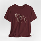 Here Kitty Kitty Unisex Tee, Bobcat T-Shirt, Funny Nature Tee, Gift for Wildlife Lovers, Cute Cat Apparel