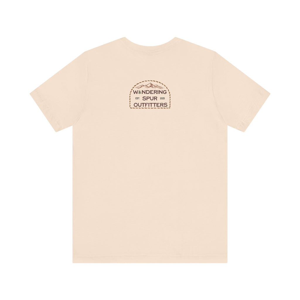 Cowgirl Western Tee - Graphic Unisex Jersey Shirt - Adventure Vibes - Perfect for Outdoor Lovers, Gifts, Casual Wear, Eco-friendly Fashion