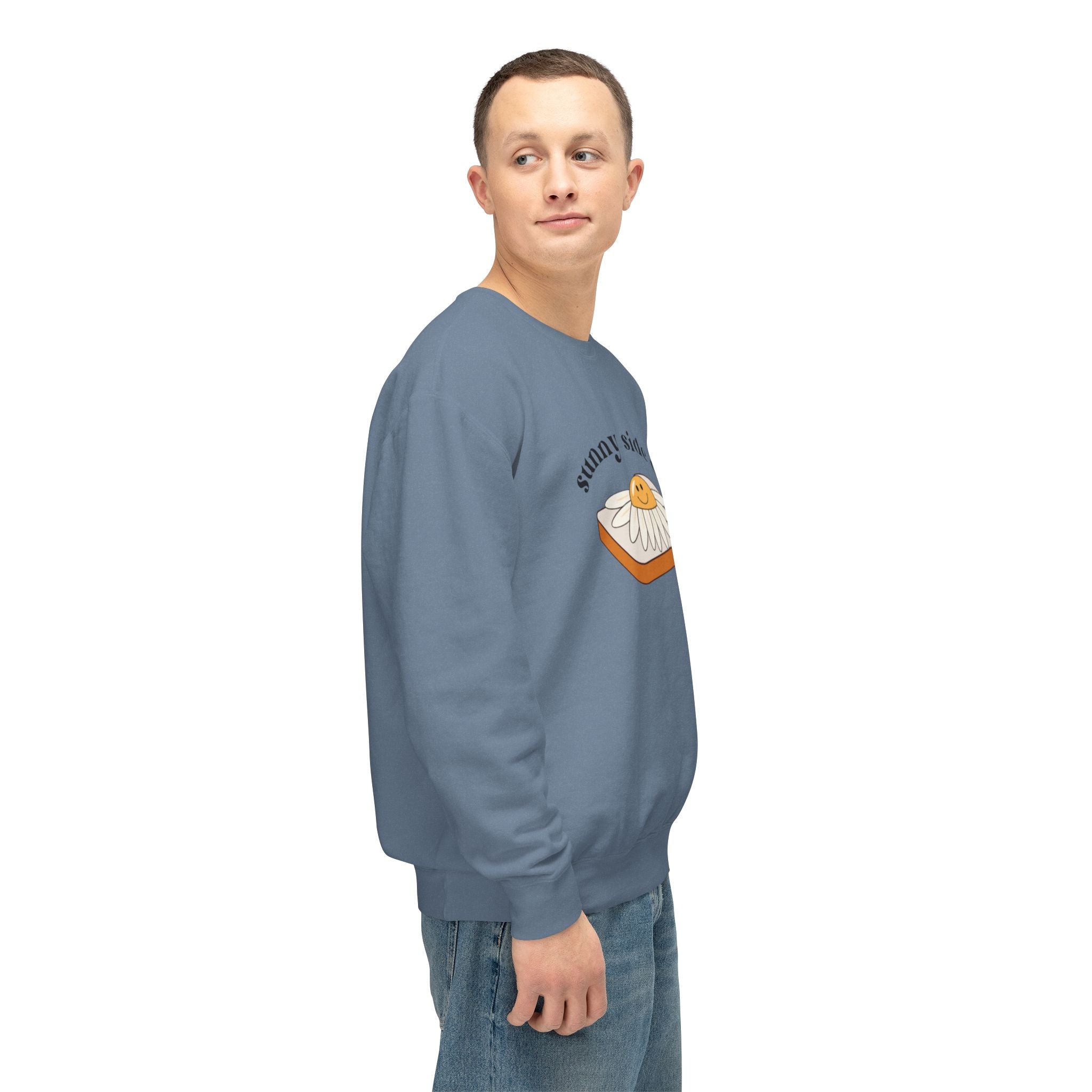 Sunny Side Up Crewneck Sweatshirt - Breakfast Lover Gift, Cozy Sweatshirt, Casual Outfit, Foodie Apparel, Spring Essentials