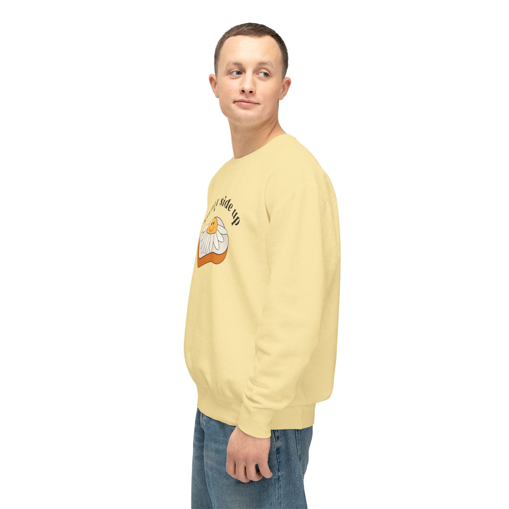 Sunny Side Up Crewneck Sweatshirt - Breakfast Lover Gift, Cozy Sweatshirt, Casual Outfit, Foodie Apparel, Spring Essentials