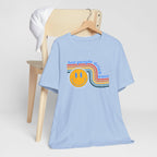 Smiley Water Quote Tee - Casual Summer Shirt, Gift for Friends, Fun Graphic Tee, Festival Wear, Hot Summer Vibes