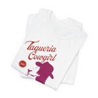 Taqueria Cowgirl Unisex Tee | Fun Foodie Shirt, Casual Wear, Gift for Food Lovers, Western Style T-Shirt, Unique Taco Tee