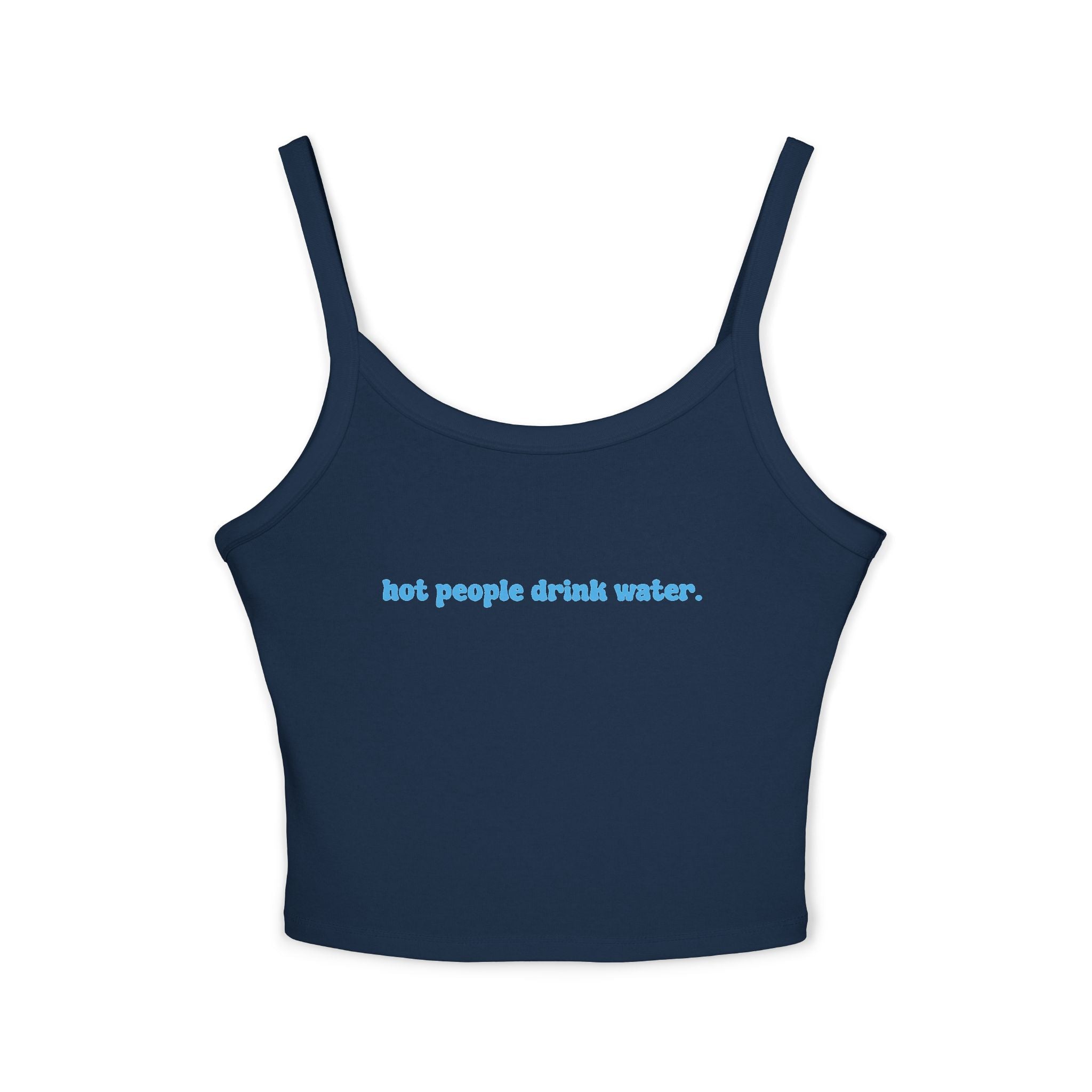 Trendy Women's Tank Top - "Hot People Drink Water" - Casual Wear, Summer Fashion, Gift for Friends, Fitness Apparel, Beach Top