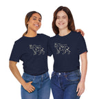 Here Kitty Kitty Unisex Tee, Bobcat T-Shirt, Funny Nature Tee, Gift for Wildlife Lovers, Cute Cat Apparel