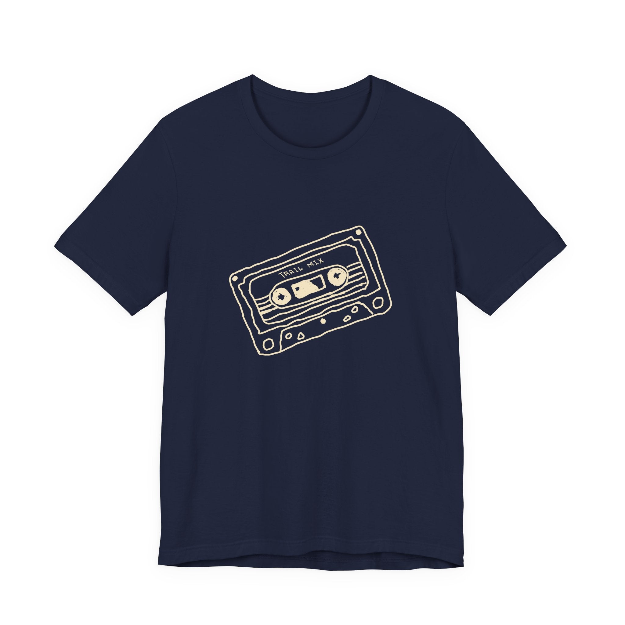 Trail Mix Retro Cassette Tee for Adventure Lovers, Vintage Music Shirt, Unisex Graphic Tee, Casual Wear T-Shirt, Nostalgic Apparel