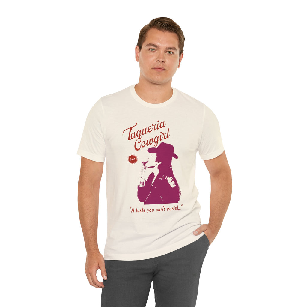 Taqueria Cowgirl Unisex Tee | Fun Foodie Shirt, Casual Wear, Gift for Food Lovers, Western Style T-Shirt, Unique Taco Tee