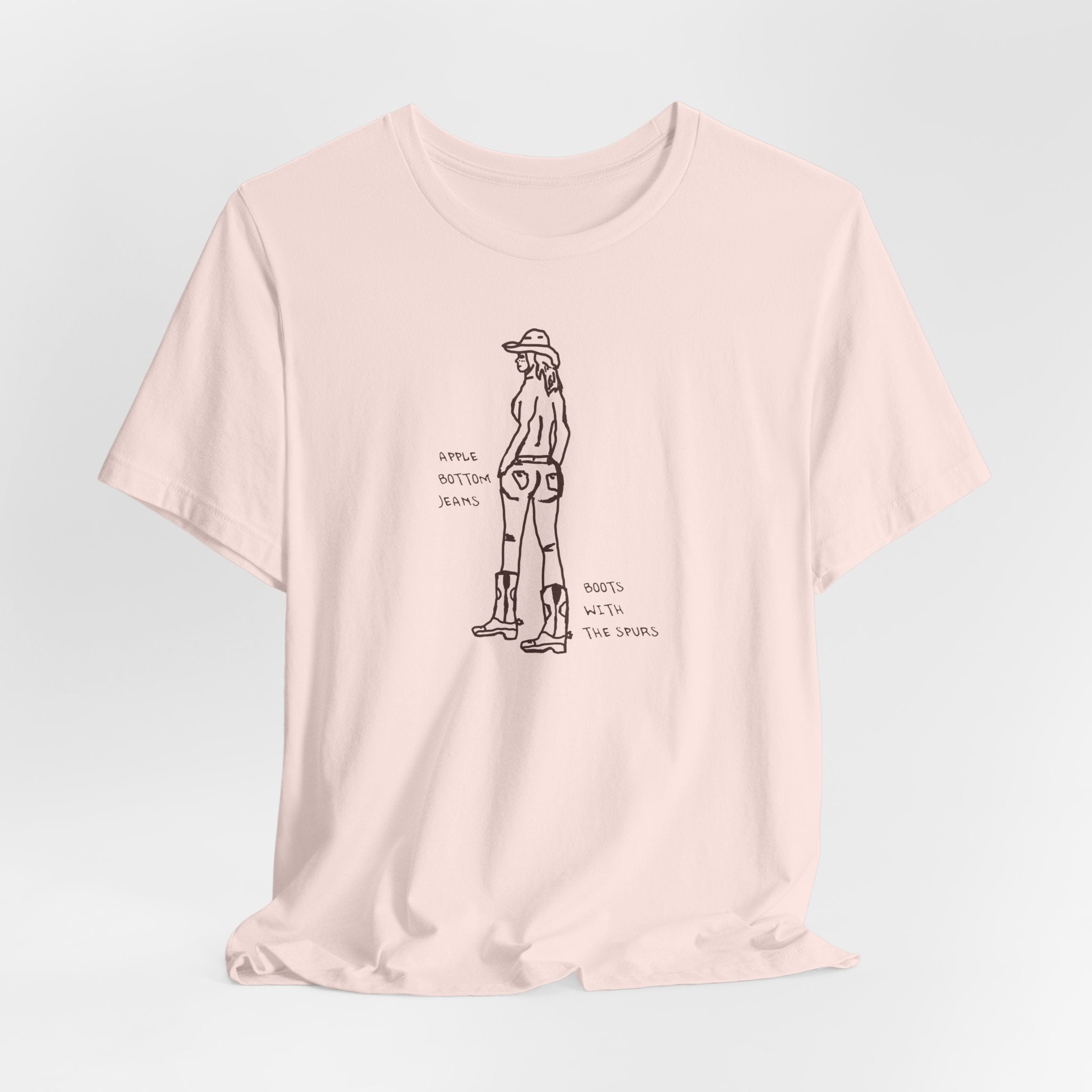 Cowgirl Western Tee - Graphic Unisex Jersey Shirt - Adventure Vibes - Perfect for Outdoor Lovers, Gifts, Casual Wear, Eco-friendly Fashion