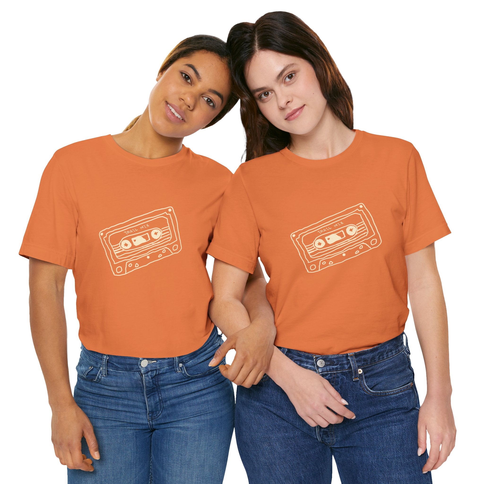 Trail Mix Retro Cassette Tee for Adventure Lovers, Vintage Music Shirt, Unisex Graphic Tee, Casual Wear T-Shirt, Nostalgic Apparel