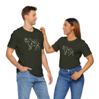 Here Kitty Kitty Unisex Tee, Bobcat T-Shirt, Funny Nature Tee, Gift for Wildlife Lovers, Cute Cat Apparel