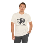 Funny Animal Graphic Tee, Unisex Jersey T-Shirt, Cute Opossum Tee, Gift for Animal Lovers, Casual Everyday Wear