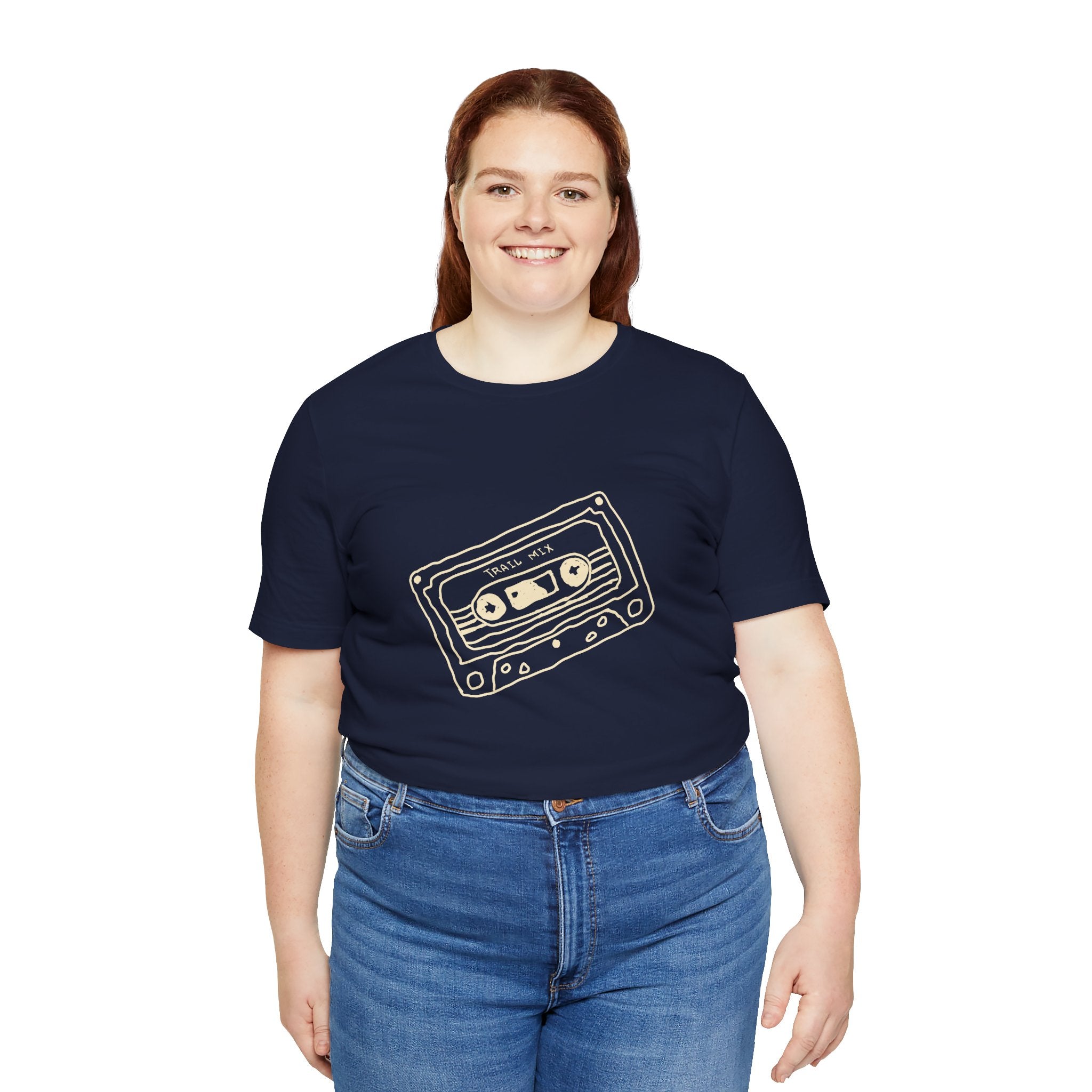 Trail Mix Retro Cassette Tee for Adventure Lovers, Vintage Music Shirt, Unisex Graphic Tee, Casual Wear T-Shirt, Nostalgic Apparel