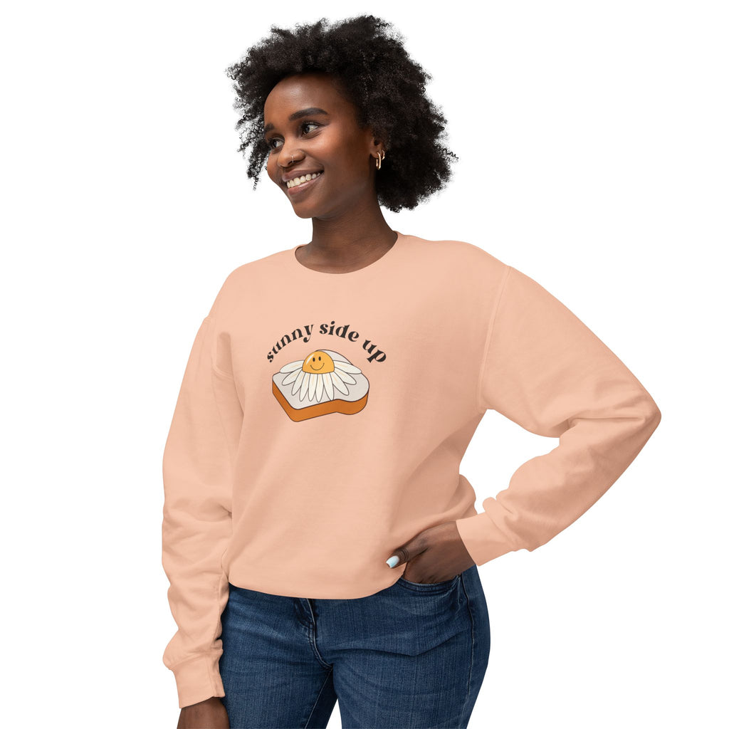 Sunny Side Up Crewneck Sweatshirt - Breakfast Lover Gift, Cozy Sweatshirt, Casual Outfit, Foodie Apparel, Spring Essentials