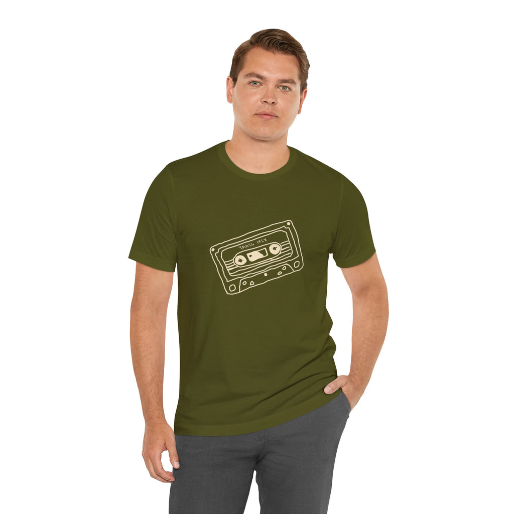 Trail Mix Retro Cassette Tee for Adventure Lovers, Vintage Music Shirt, Unisex Graphic Tee, Casual Wear T-Shirt, Nostalgic Apparel