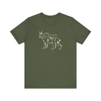 Here Kitty Kitty Unisex Tee, Bobcat T-Shirt, Funny Nature Tee, Gift for Wildlife Lovers, Cute Cat Apparel