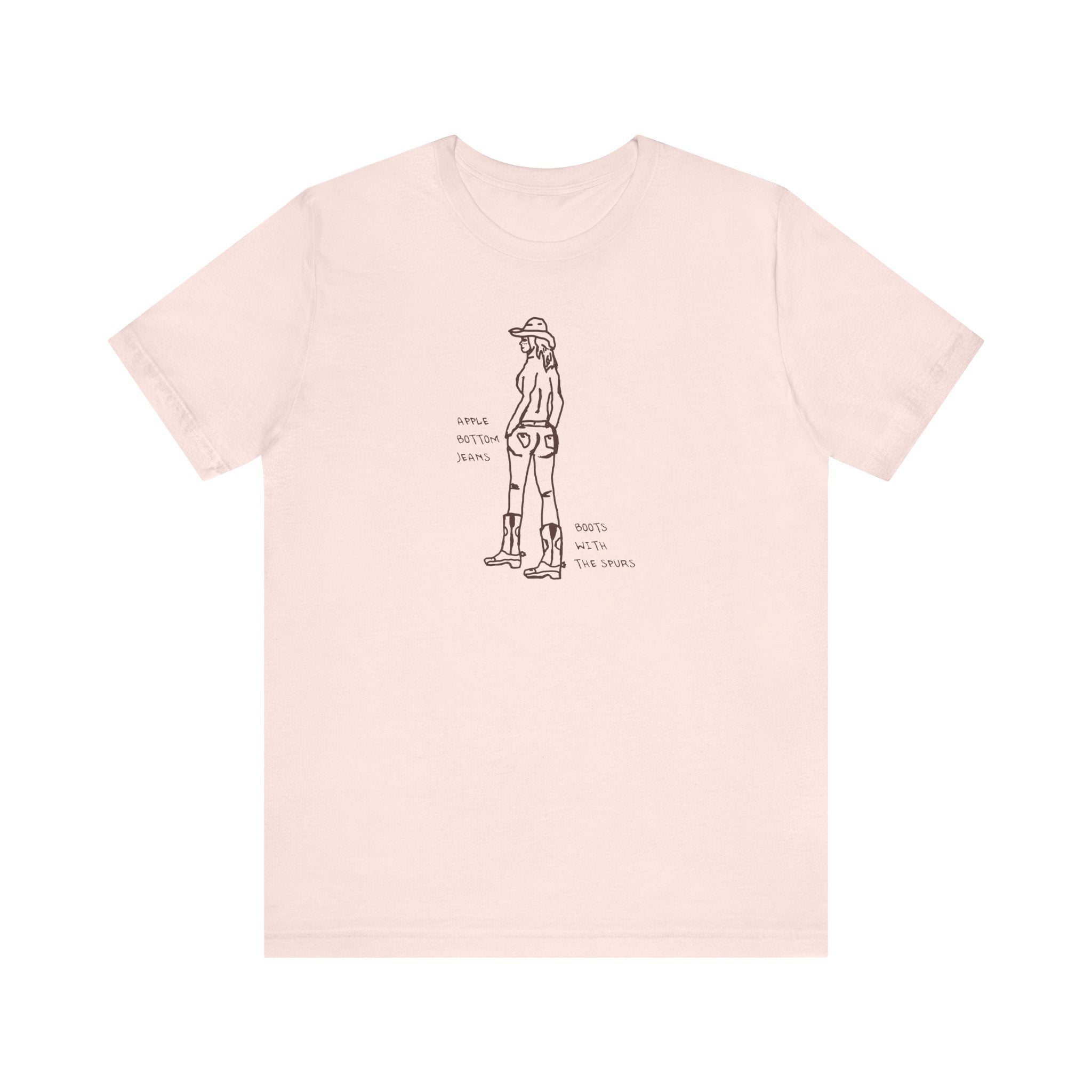 Cowgirl Western Tee - Graphic Unisex Jersey Shirt - Adventure Vibes - Perfect for Outdoor Lovers, Gifts, Casual Wear, Eco-friendly Fashion