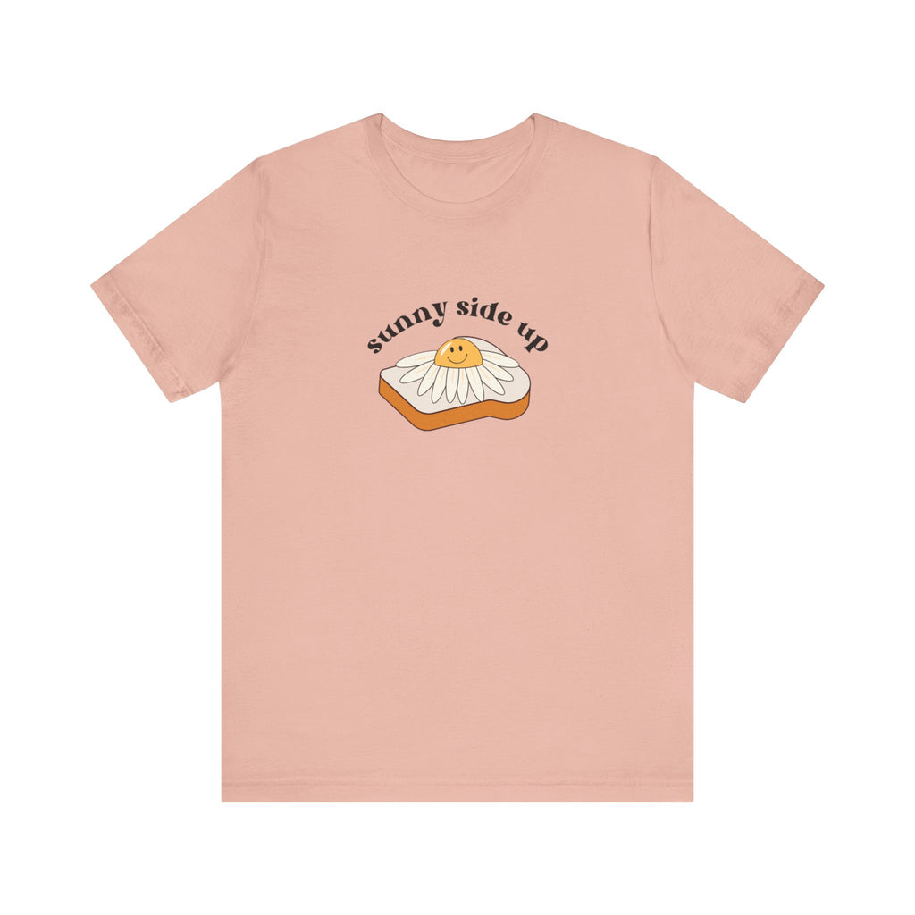 Sunny Side Up Graphic Tee, Cute Egg T-Shirt, Unisex Fun Fashion, Gift for Food Lovers, Breakfast Lover's Apparel