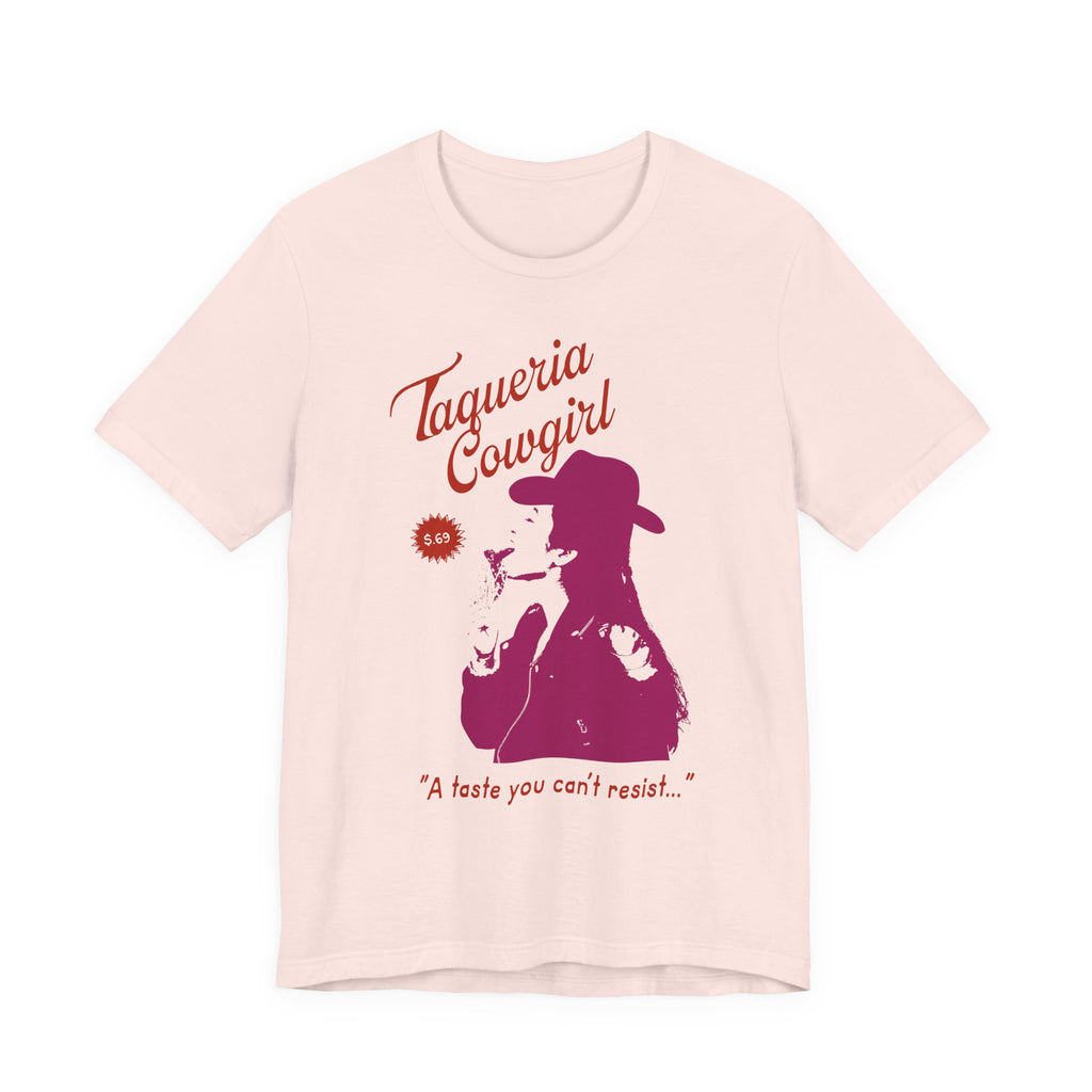 Taqueria Cowgirl Unisex Tee | Fun Foodie Shirt, Casual Wear, Gift for Food Lovers, Western Style T-Shirt, Unique Taco Tee