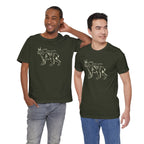 Here Kitty Kitty Unisex Tee, Bobcat T-Shirt, Funny Nature Tee, Gift for Wildlife Lovers, Cute Cat Apparel