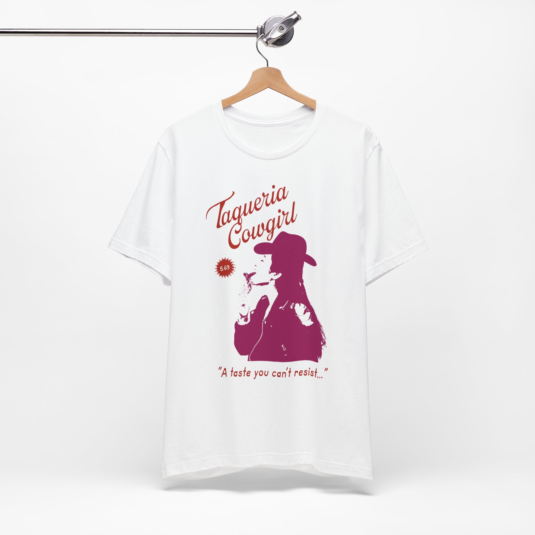 Taqueria Cowgirl Unisex Tee | Fun Foodie Shirt, Casual Wear, Gift for Food Lovers, Western Style T-Shirt, Unique Taco Tee