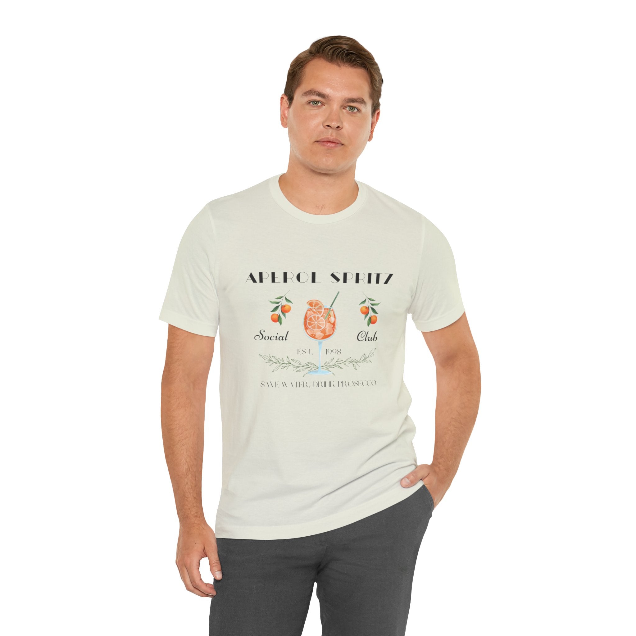 Vintage Style Graphic Aperol Spritz T-Shirt, Perfect for Casual Outings, Gift for Friends, Summer Essential, Unisex Tee with Fun Design