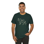 Here Kitty Kitty Unisex Tee, Bobcat T-Shirt, Funny Nature Tee, Gift for Wildlife Lovers, Cute Cat Apparel