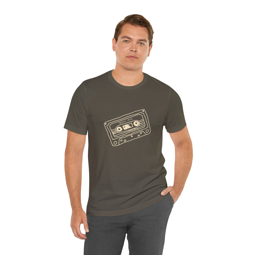 Trail Mix Retro Cassette Tee for Adventure Lovers, Vintage Music Shirt, Unisex Graphic Tee, Casual Wear T-Shirt, Nostalgic Apparel
